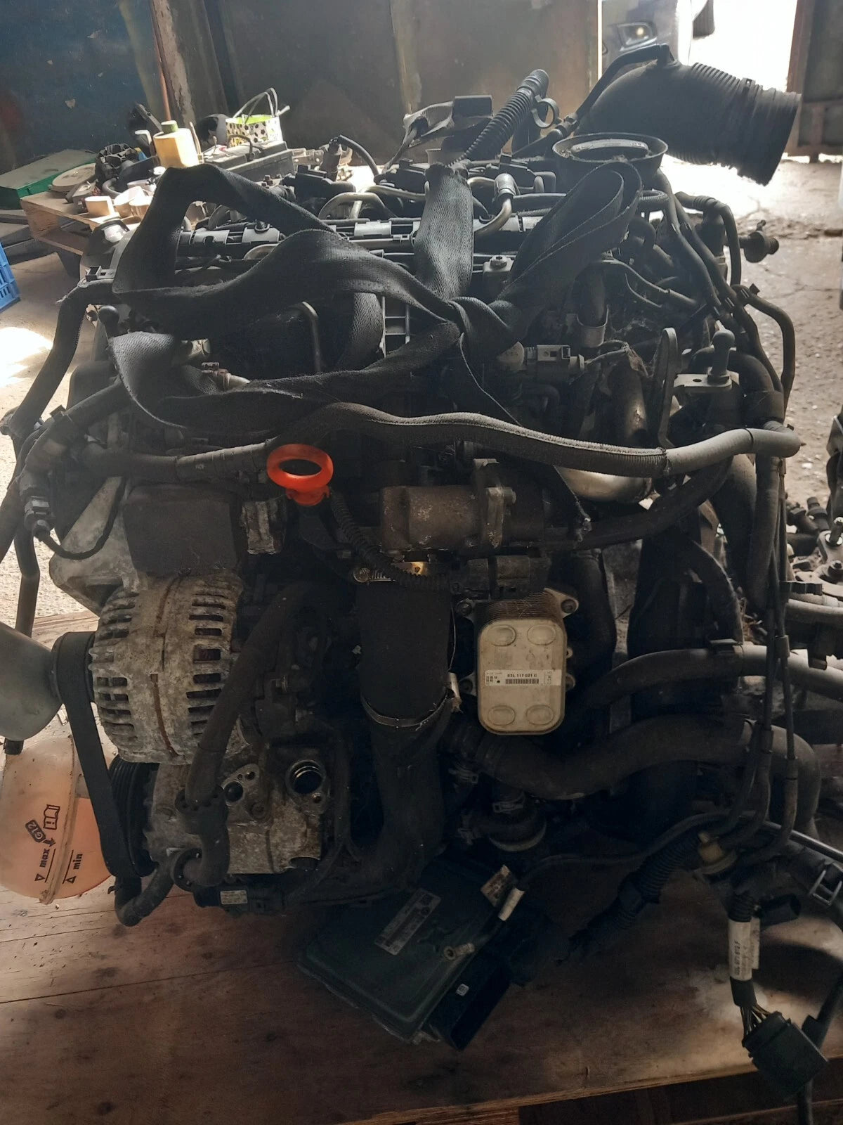 Motore CAY con pompa e iniettori VW Polo VI (6R, 6C) 1.6 TDI 77 kW km 80 mila